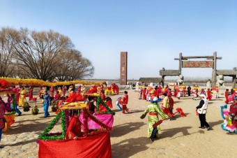 300余人齊聚黃沙古渡，面朝黃河許下這個承諾……